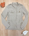 St. Johns Bay Khaki Jacket Size Small