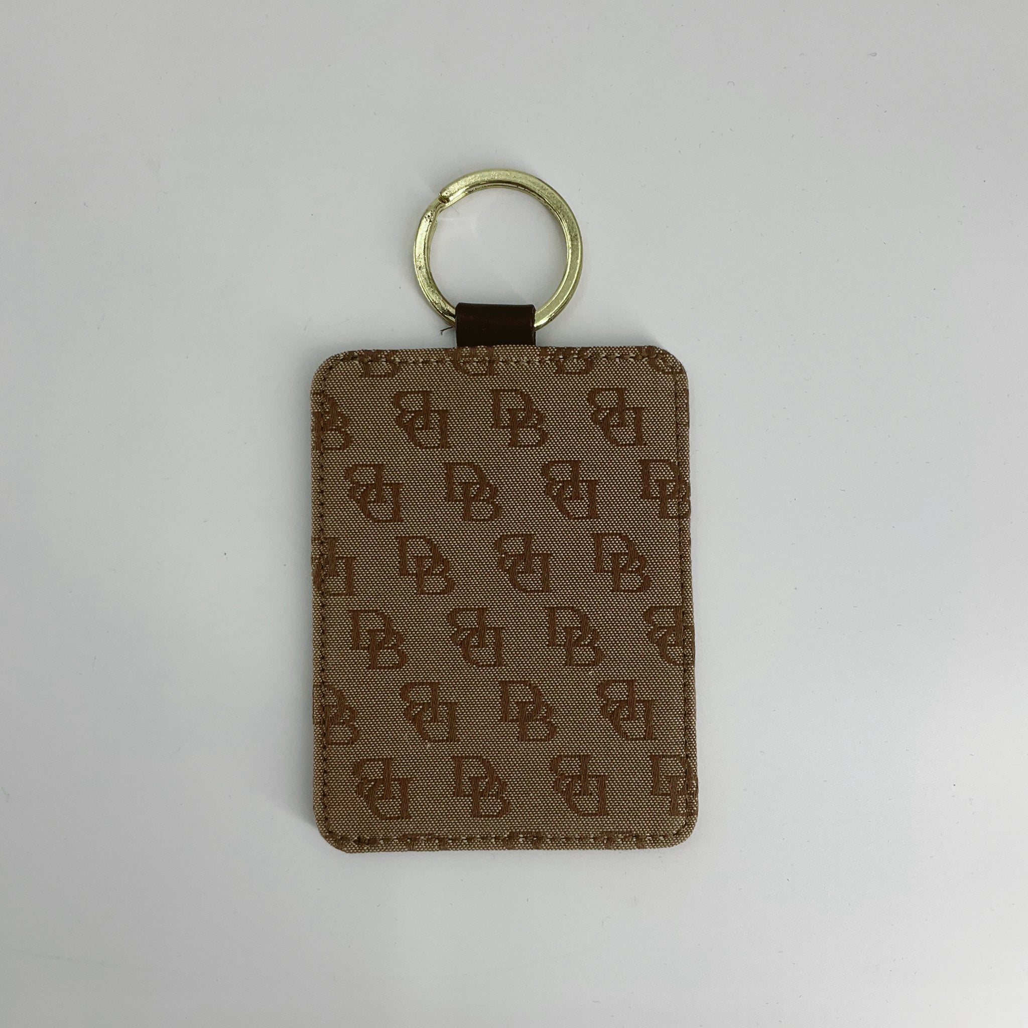 Dooney & Bourke Brown Logo Pre-Owned Card Holder