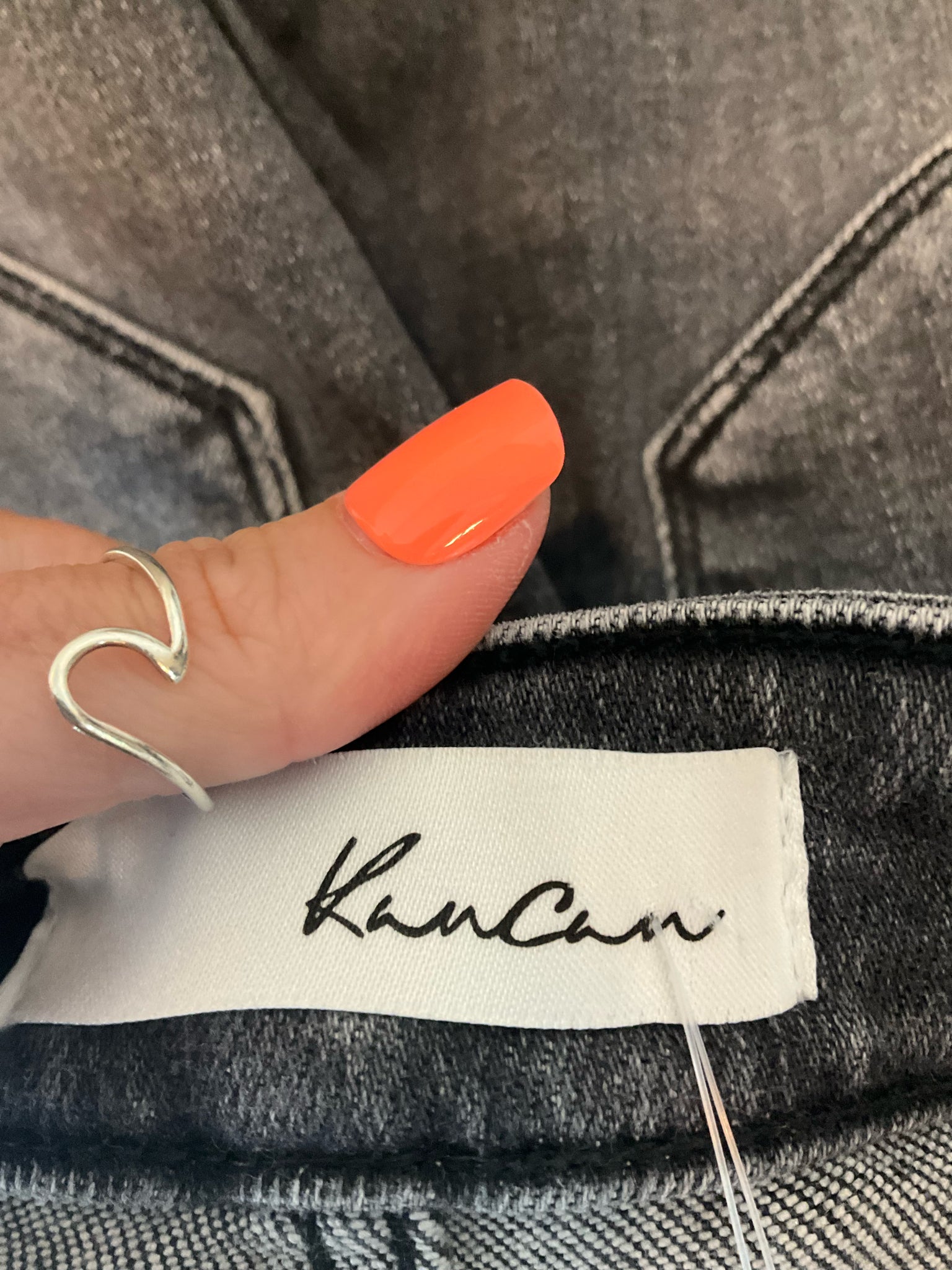 KanCan Gray Mid Rise Skinny Jeans Womens Size 3 / 25