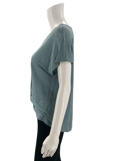 Loft Blue Heathered Top - Size Small - Margaret’s Fine Consignment