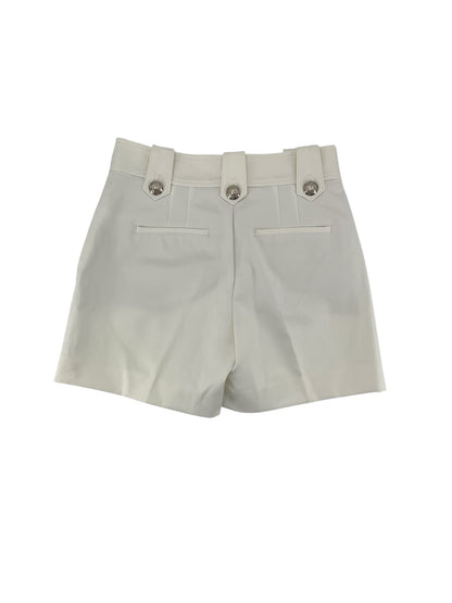 White House Black Market White Shorts White Sailor Shorts with Button Trim Size 2 - Size 2