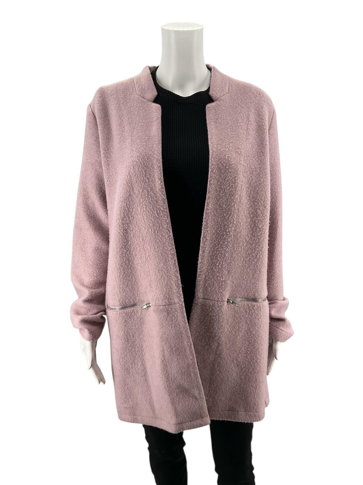 Doll Lavender Solid Pre-Owned Ladies Shrug - Size Large