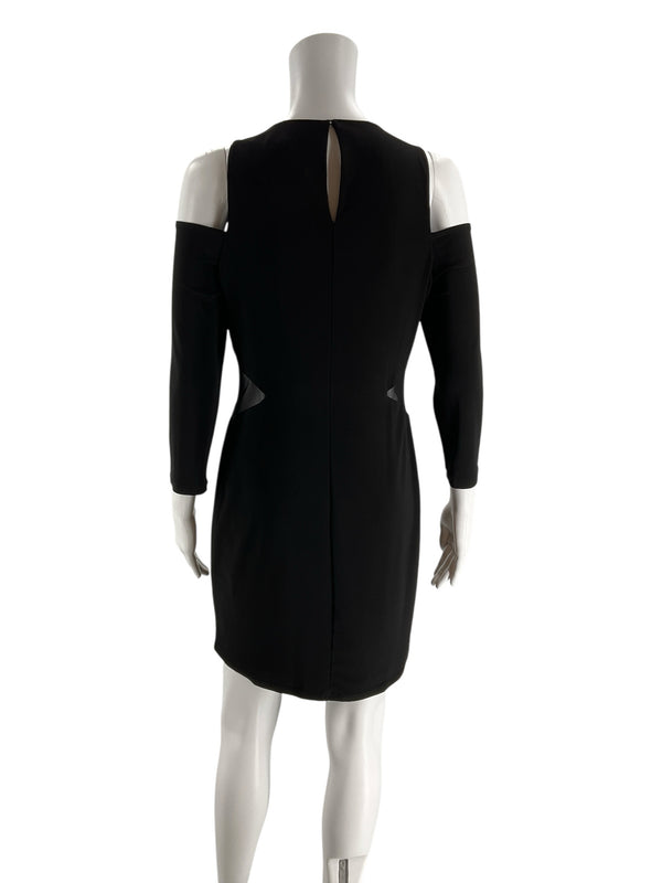 Bebe Black Solid Pre-Owned Ladies Dress - Size 6