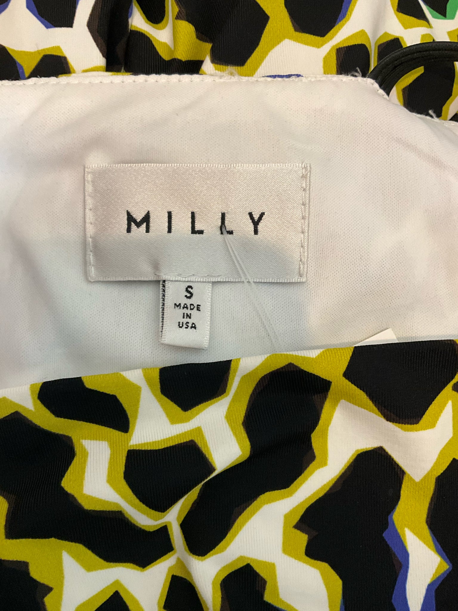 Milly Animal Print Cowl Neck Sheath Dress Size Small