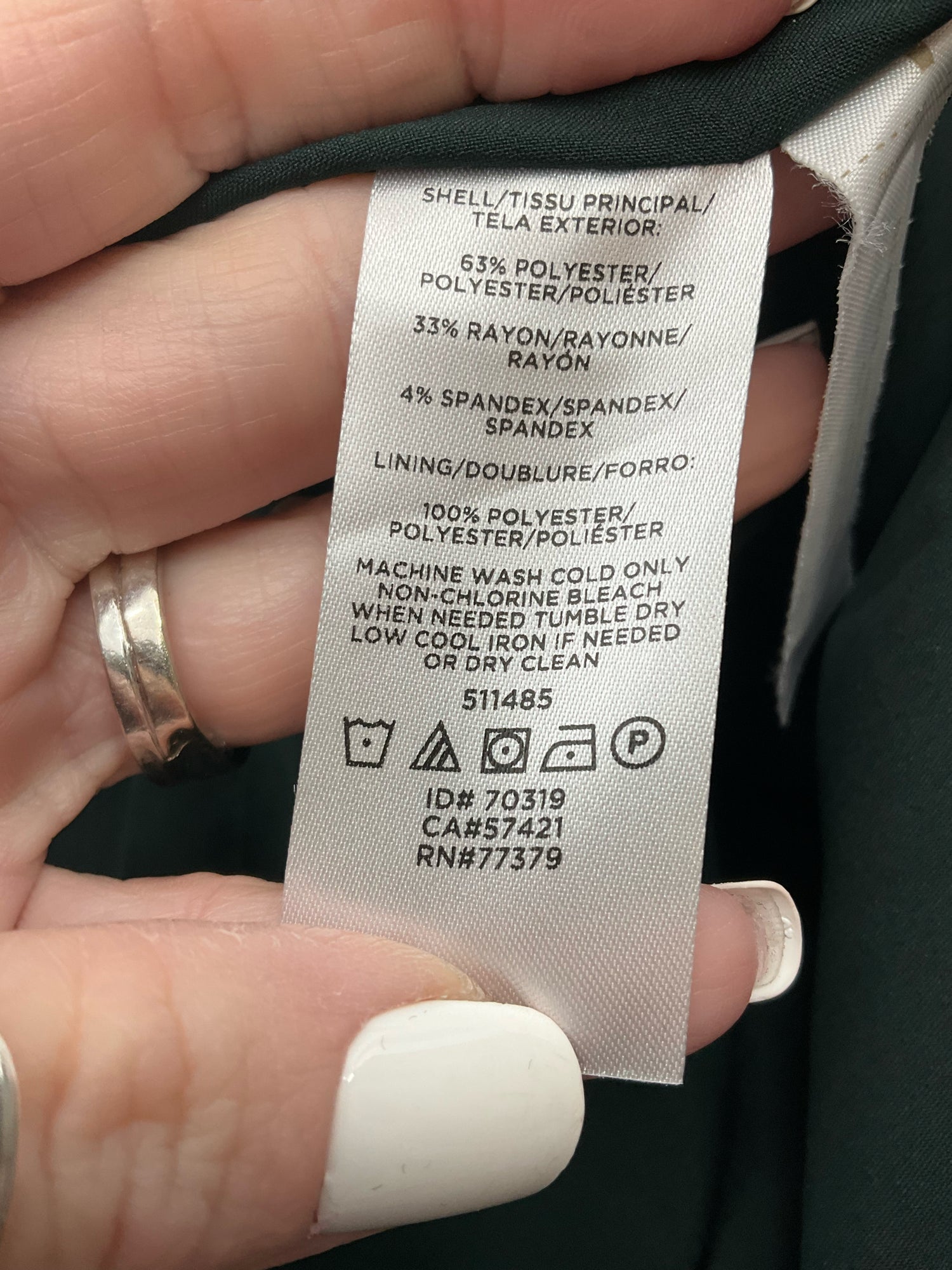 Ann Taylor Green/White Plaid Pre-Owned Ladies Dress - Size 4