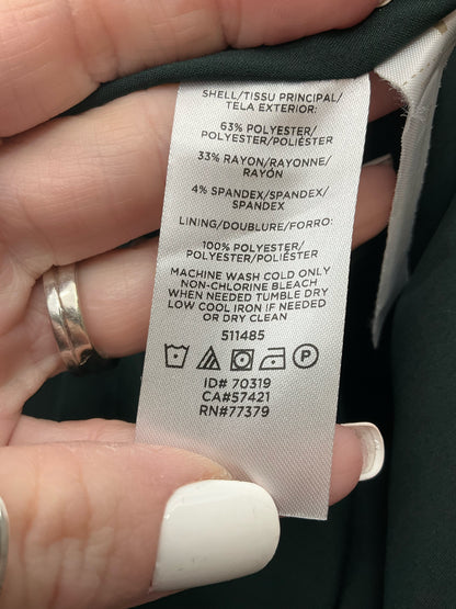 Ann Taylor Green/White Plaid Pre-Owned Ladies Dress - Size 4