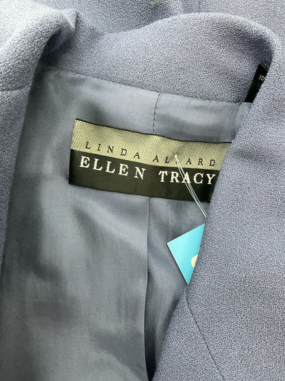 Ellen Tracy Blue Solid Pre-Owned Ladies Jacket - Size 12 - ONLINE ONLY