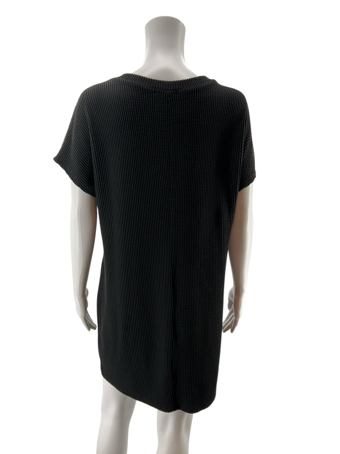 entro Size S Black Ribbed Pre-Owned Ladies Dress