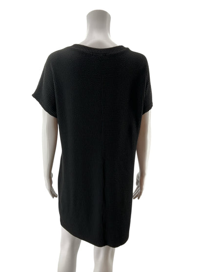 entro Size S Black Ribbed Pre-Owned Ladies Dress