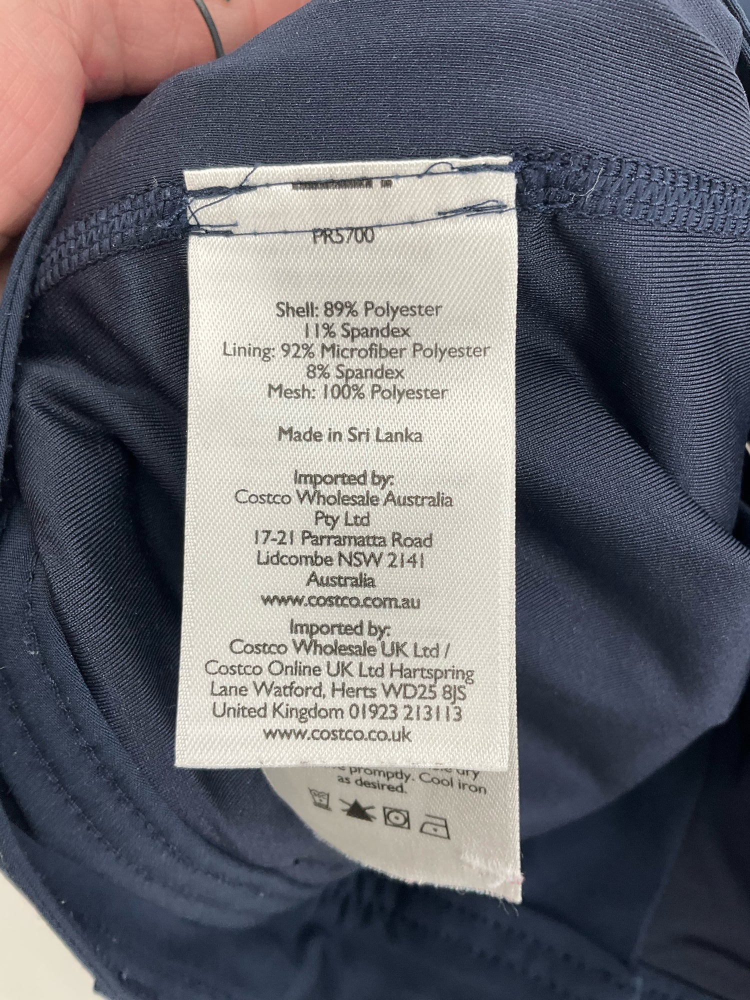 Eddie Bauer Size 4 Navy Solid skort