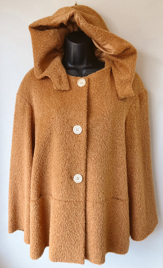 Zenobia Size 10 Camel Solid Jacket