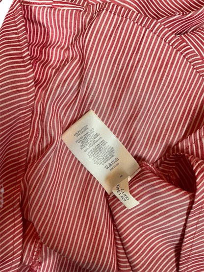 Express Red/White Pinstripe Top  Size Medium - information