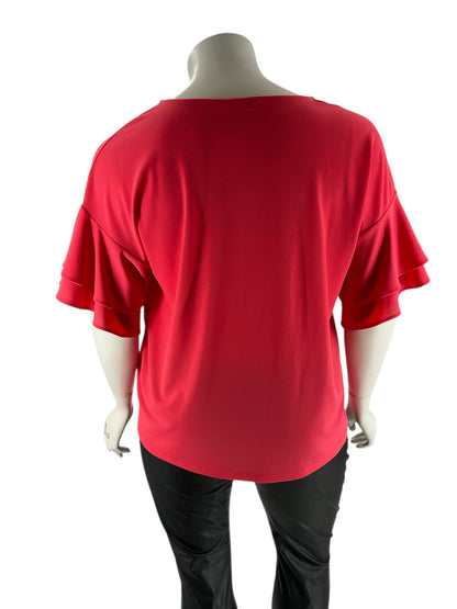 Calvin Klein Pink Solid Pre-Owned Ladies New with Tags Top - Size 1X