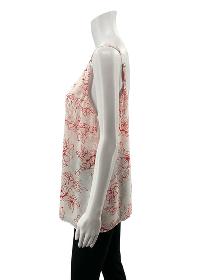 Cabi Sunkissed Cami Floral V-Neck Tank Top Size Medium