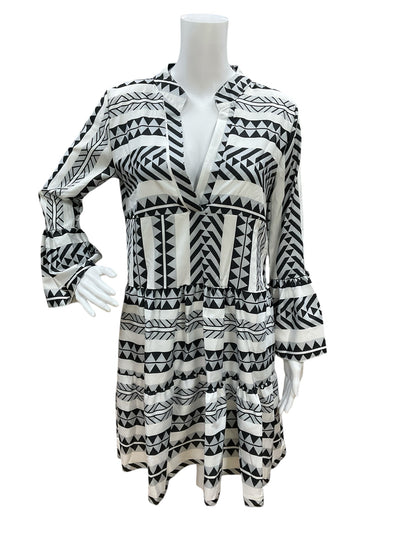 Sunday Up Size S white/black Print Dress