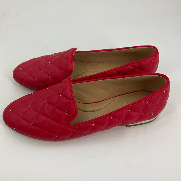 Talbots Red/Gold Quilted Pre-Owned Ladies New With Tags Flats - Size 8 - Margaret’s Fine Consignment