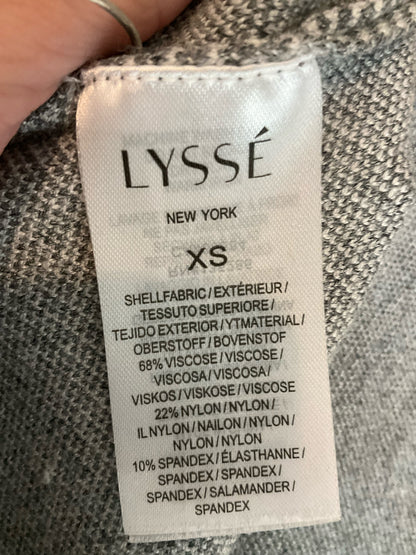 Lysse Laura Colorblock Sleeveless Turtleneck Dress Gray XS