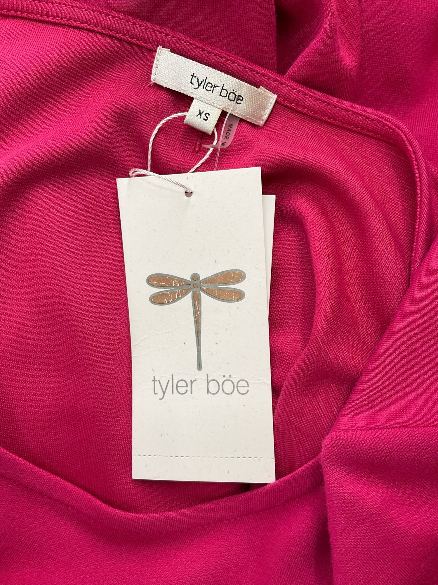 Tyler Boe - Pink Solid Pre-Owned Ladies Casual Top - Size xs