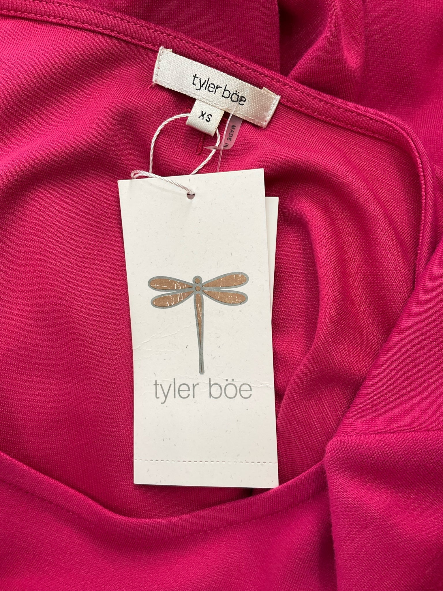 Tyler Boe - Pink Solid Pre-Owned Ladies Casual Top - Size xs