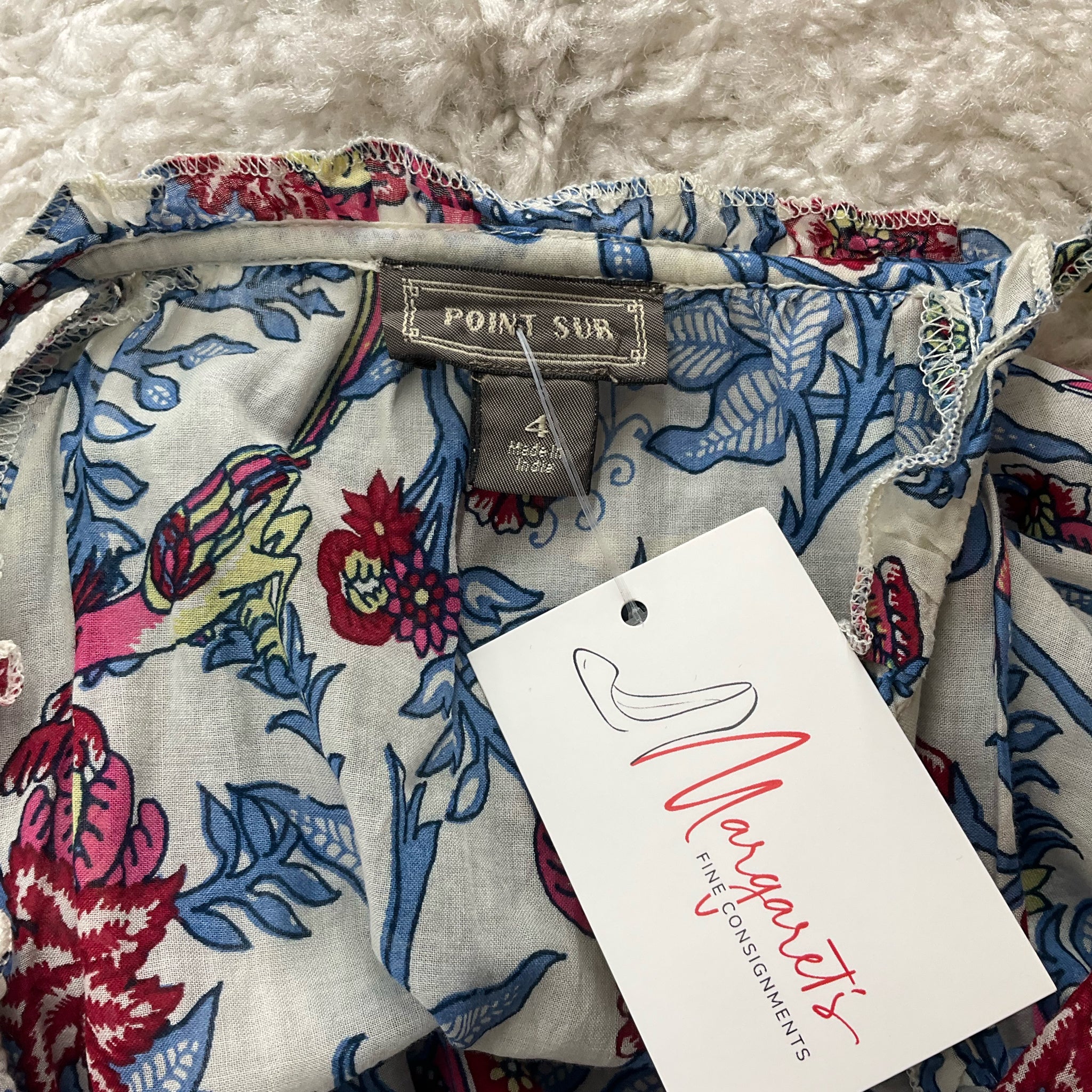 Point Sur Floral Ruffle Cold-Shoulder Halter Top Size 4 - ONLINE ONLY