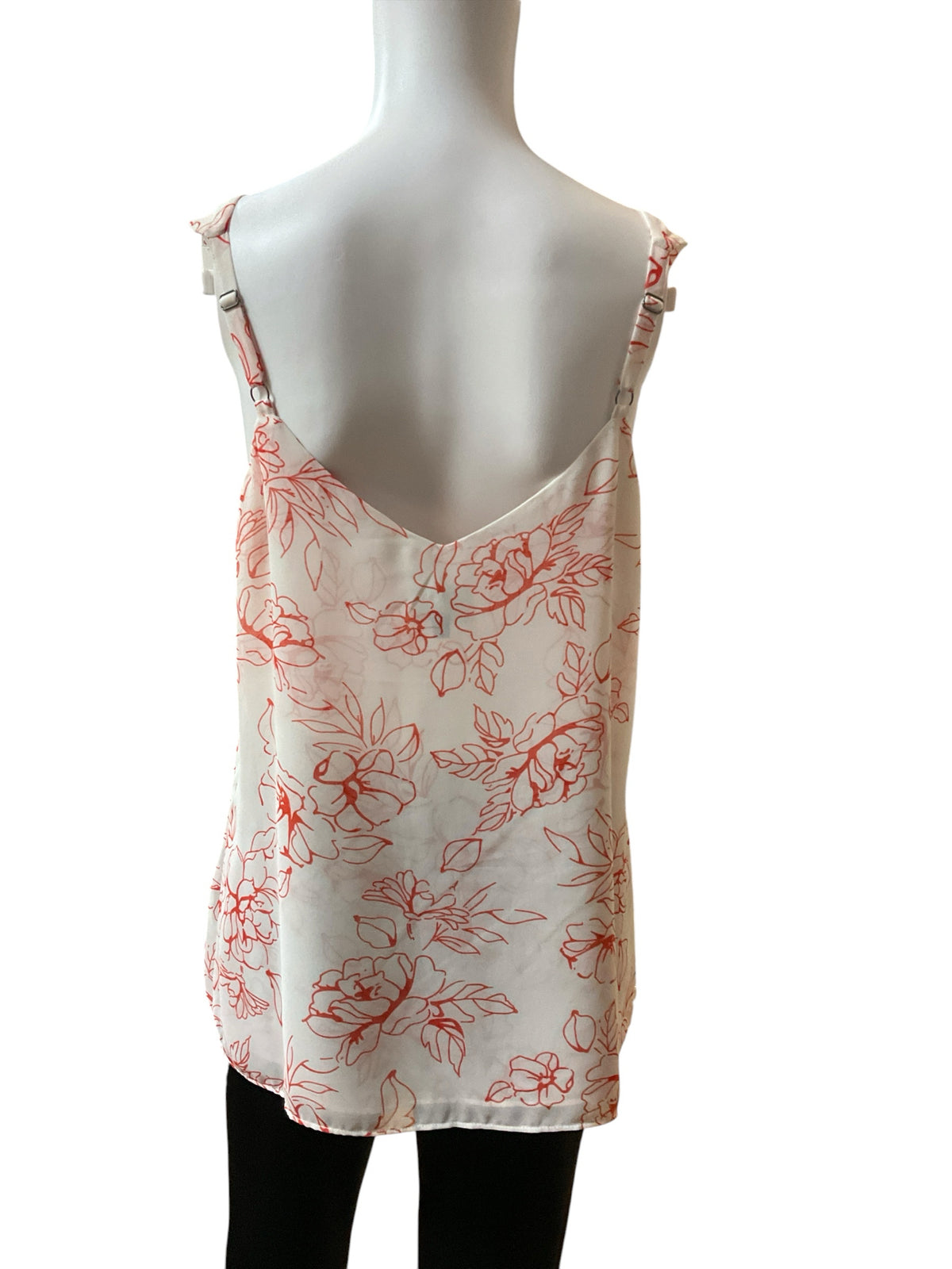 Cabi Sunkissed Cami Floral V-Neck Tank Top Size Medium