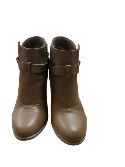 LC Lauren Conrad Camel Buckle Ankle Booties | Size 7