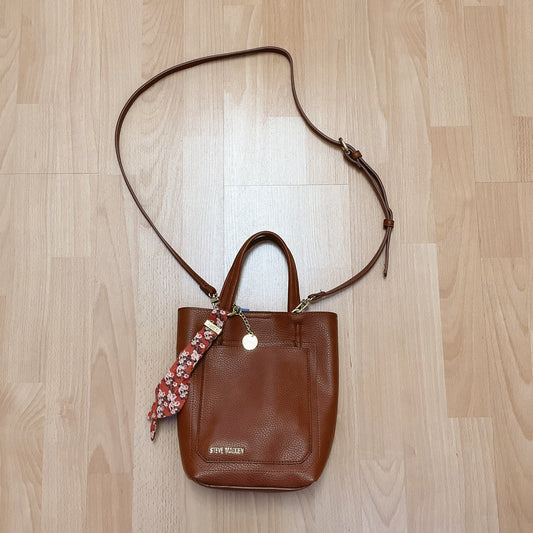 Steve Madden Camel Pebble Crossbody Bag