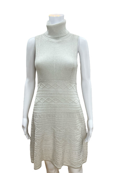 Julie Brown Cream Sparkle Dress Size Medium