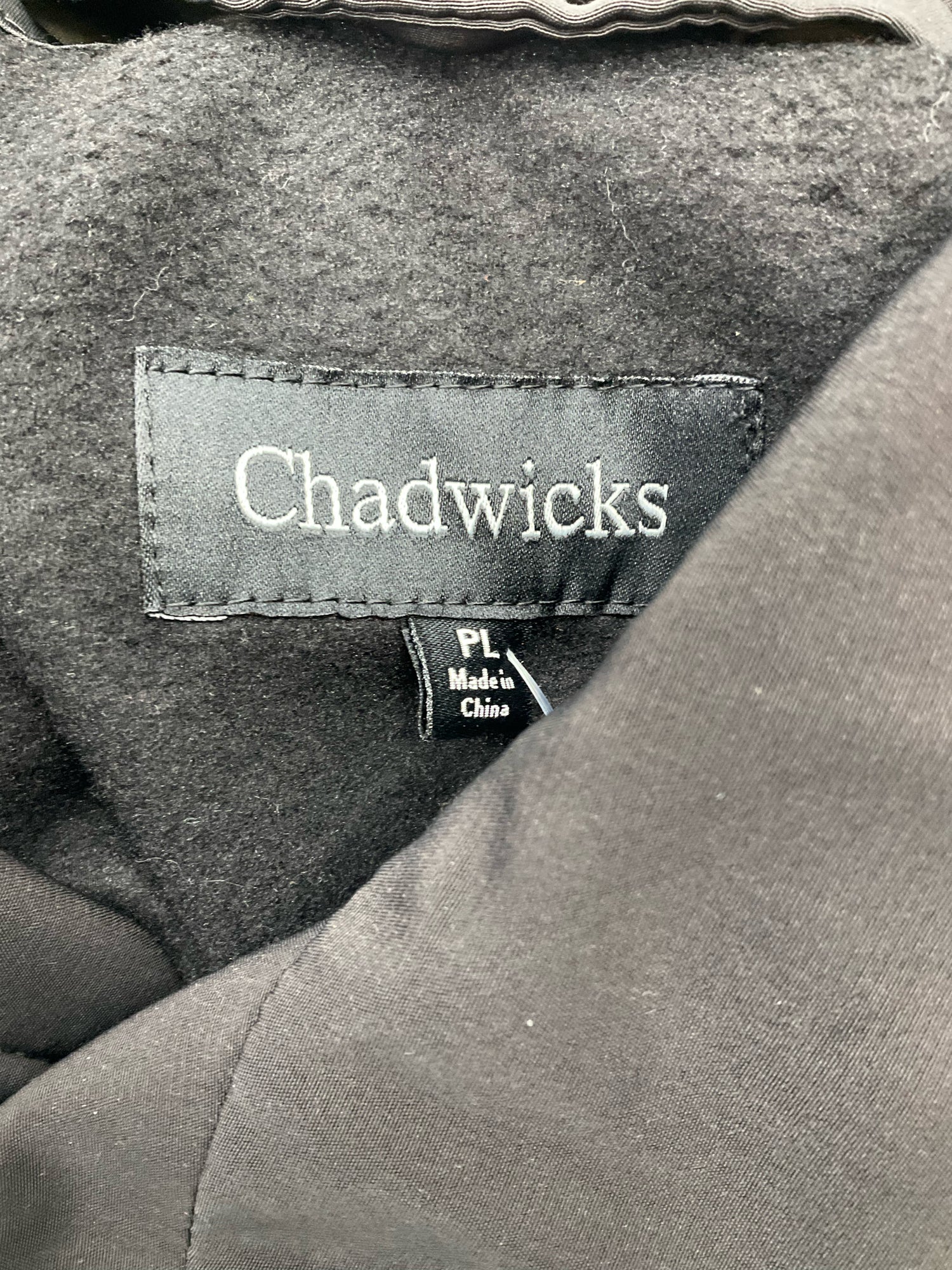 Chadwicks Olive/black Solid Pre-Owned Coat - Size Petite Large - Margaret’s Fine Consignment