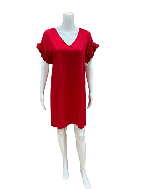 cremieux Size XS Red Solid Dress