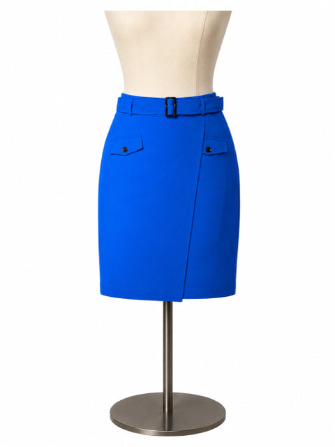 Ann Taylor Blue Skirt Blue Pre-Owned Ladies New With Tags Skirt - Size 8 - Size 8