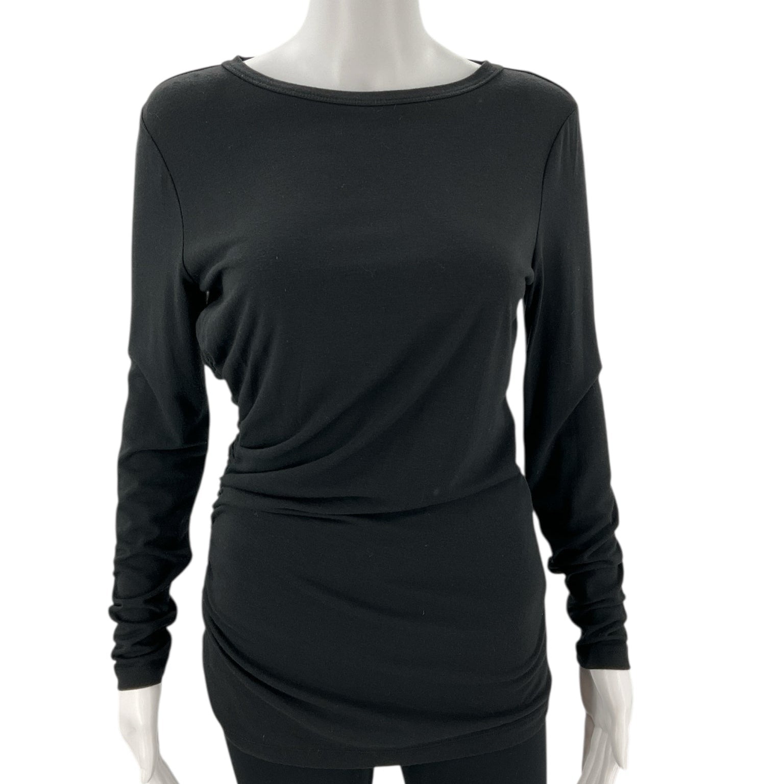 Ann Taylor Black Solid Ladies Pre-Owned Top - Size Small - Margaret’s Fine Consignment