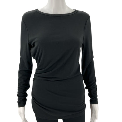 Ann Taylor Black Solid Ladies Pre-Owned Top - Size Small - Margaret’s Fine Consignment