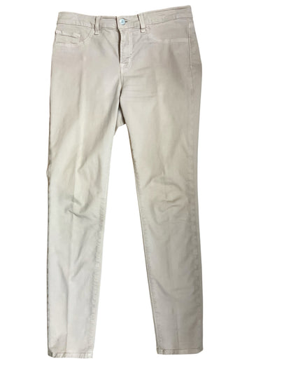 J Brand Mid-Rise Crop Skinny Jeans Stretch Twill Tan Size 29 - ONLINE ONLY