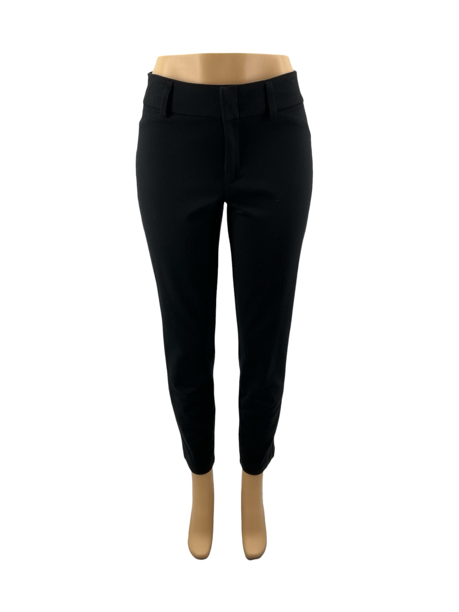 MICHAEL MICHAEL KORS Black Ponte Knit Slim Ankle Pants Size 8 - ONLINE ONLY