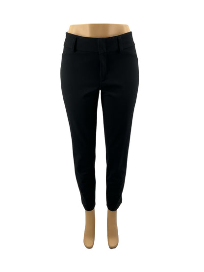 MICHAEL MICHAEL KORS Black Ponte Knit Slim Ankle Pants Size 8 - ONLINE ONLY