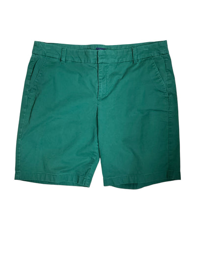 J. Crew Stretch Chino Shorts Size 14 Emerald Green - ONLINE ONLY