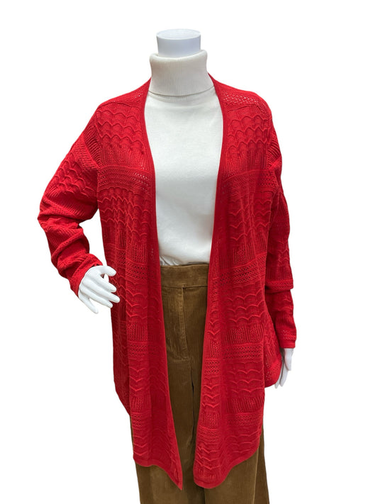 joan rivers Size L Red Solid shrug