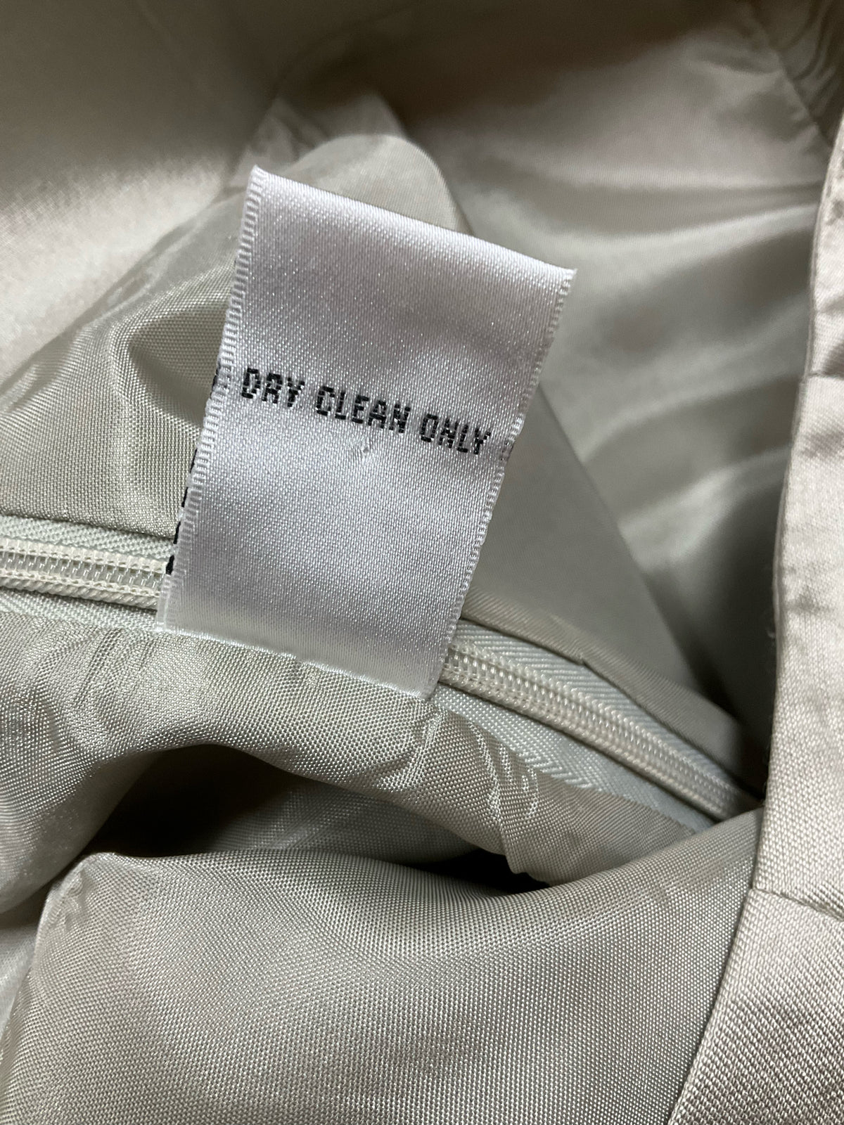 Reba Champagne Silk Wool Wide Leg Dress Pants - Size 4 - ONLINE ONLY