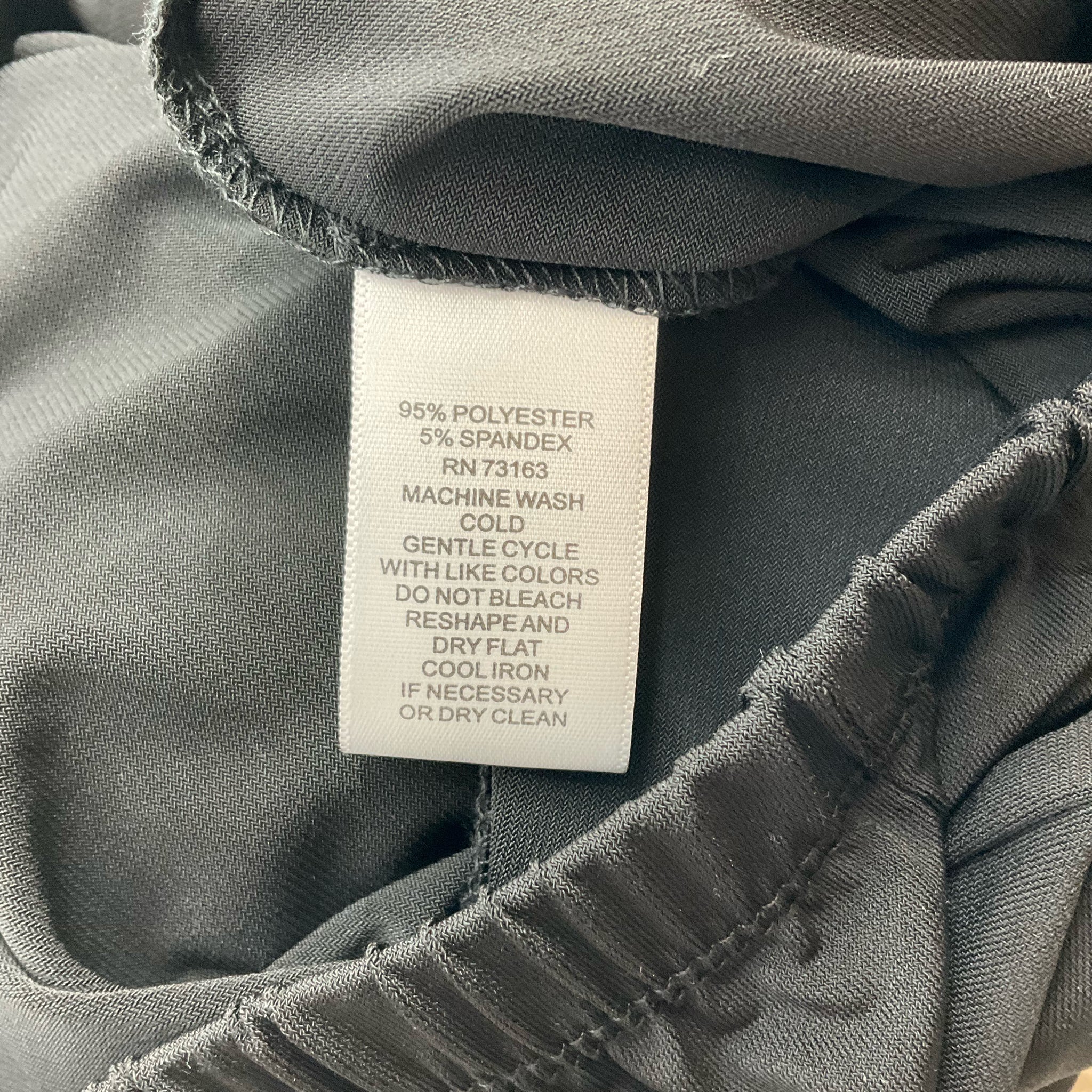 Melissa Paige Black Leaf Cuff Wide-Leg Pants – Size Large, NWT - Margaret’s Fine Consignment