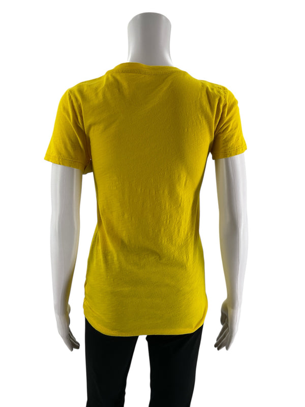 J Crew Yellow Solid Pre-Owned Ladies Top - Size XS