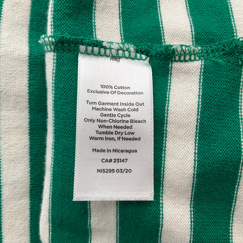 Talbots Navy/White/Green Stripe Pre-Owned Ladies Top - Size Small - Margaret’s Fine Consignment