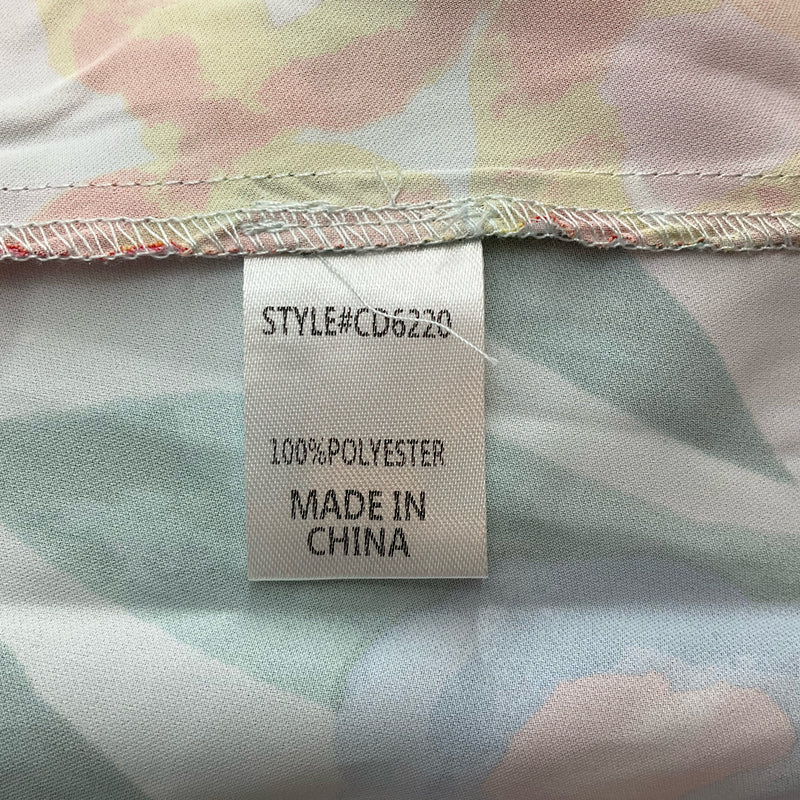 Cezele Green/Pink/Blue Floral Pre-Owned Ladies New With Tags Dress - Size Small - Margaret’s Fine Consignment