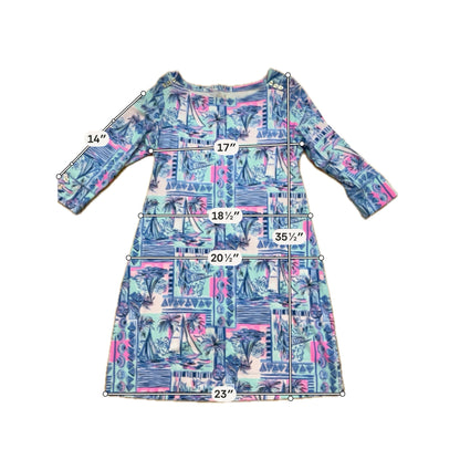Lilly Pulitzer Sophie Dress XL You Gotta Regatta Sailboat Print