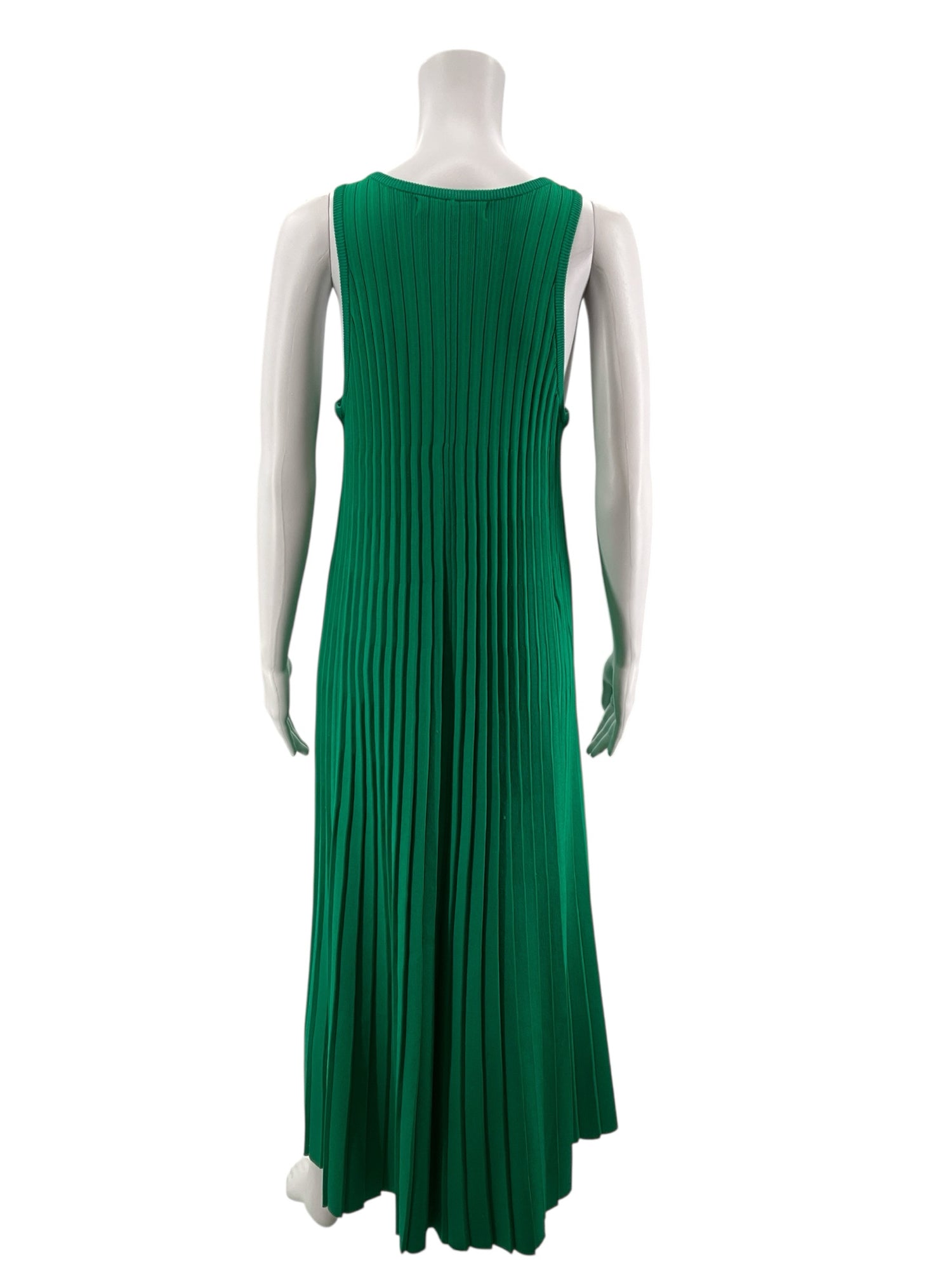 English Factory Green Maxi Green Ribbed Knit Sleeveless Midi Dress Size Medium - Size M