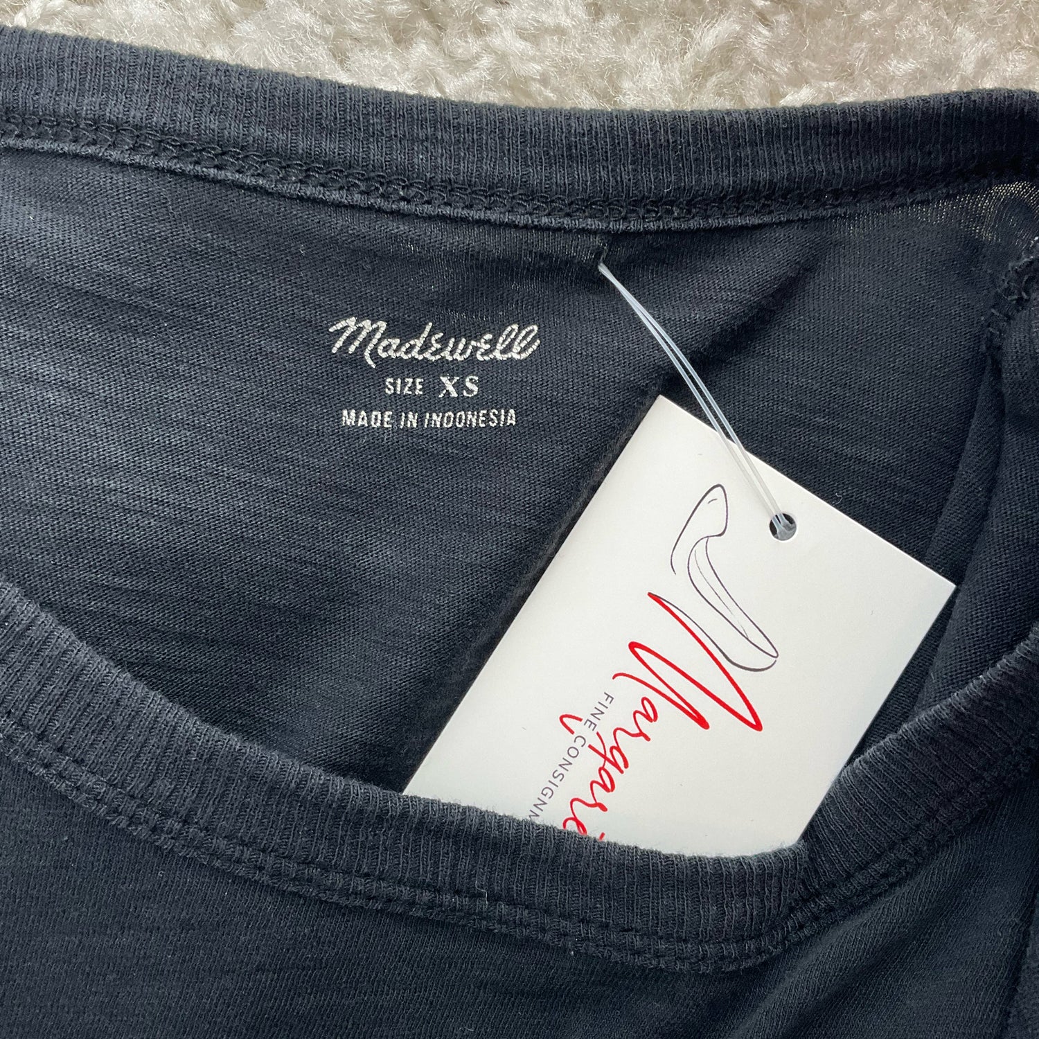 Madewell Black Pre-Owned Ladies Blouse - Size XS - Margaret’s Fine Consignment