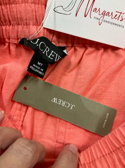 J. Crew Coral Linen Blend Drawstring Pants | Size Medium Tall - ONLINE ONLY
