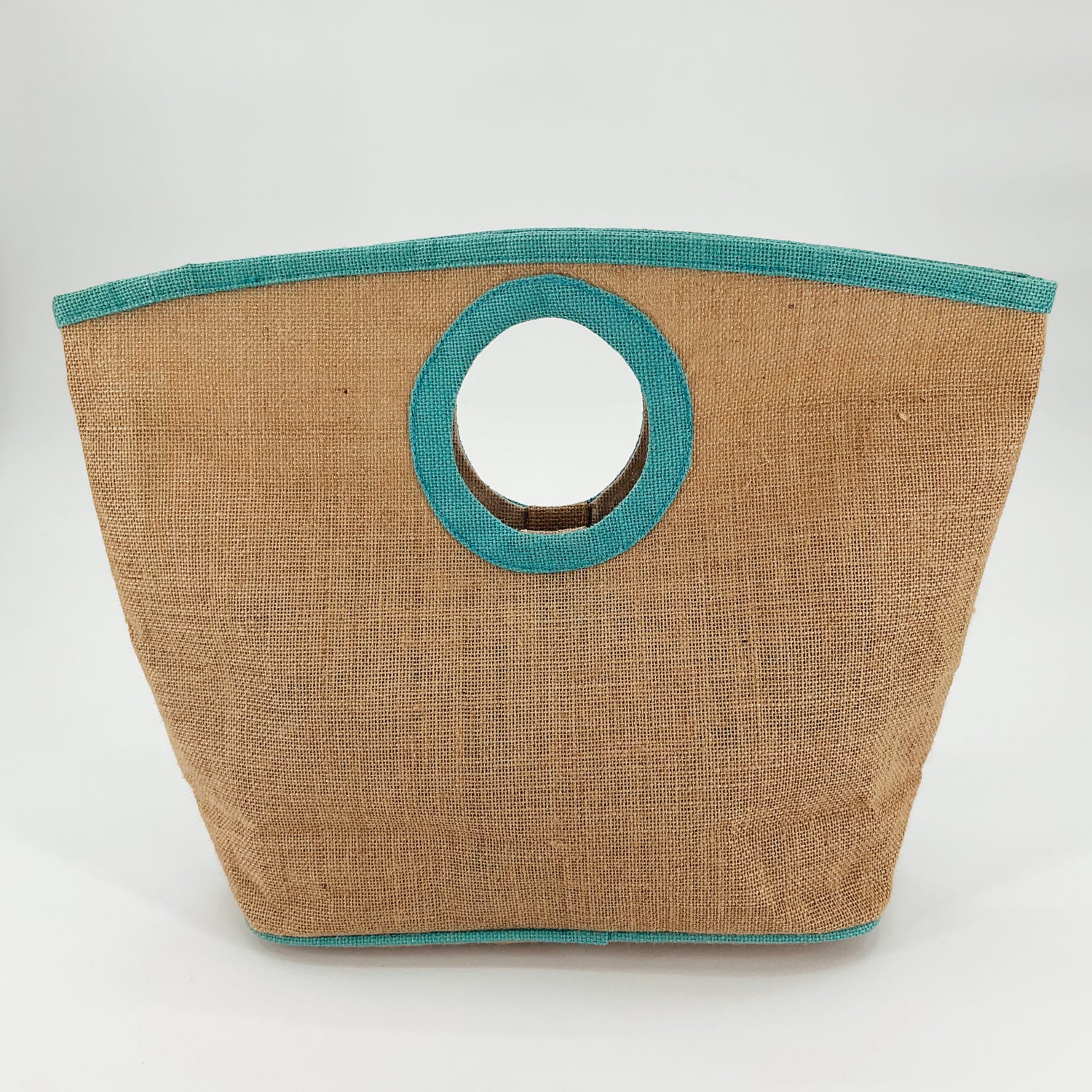 Unbranded Woven Jute Cat Scratcher Hideaway | Boho Cat Bed Cave Aqua &amp; Tan