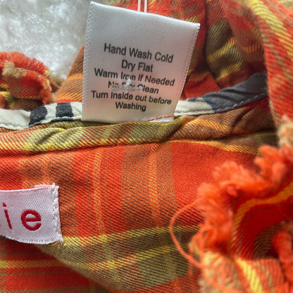 Tizzie Orange/Yellow Pre-Owned Ladies Top - Size Small - Margaret’s Fine Consignment