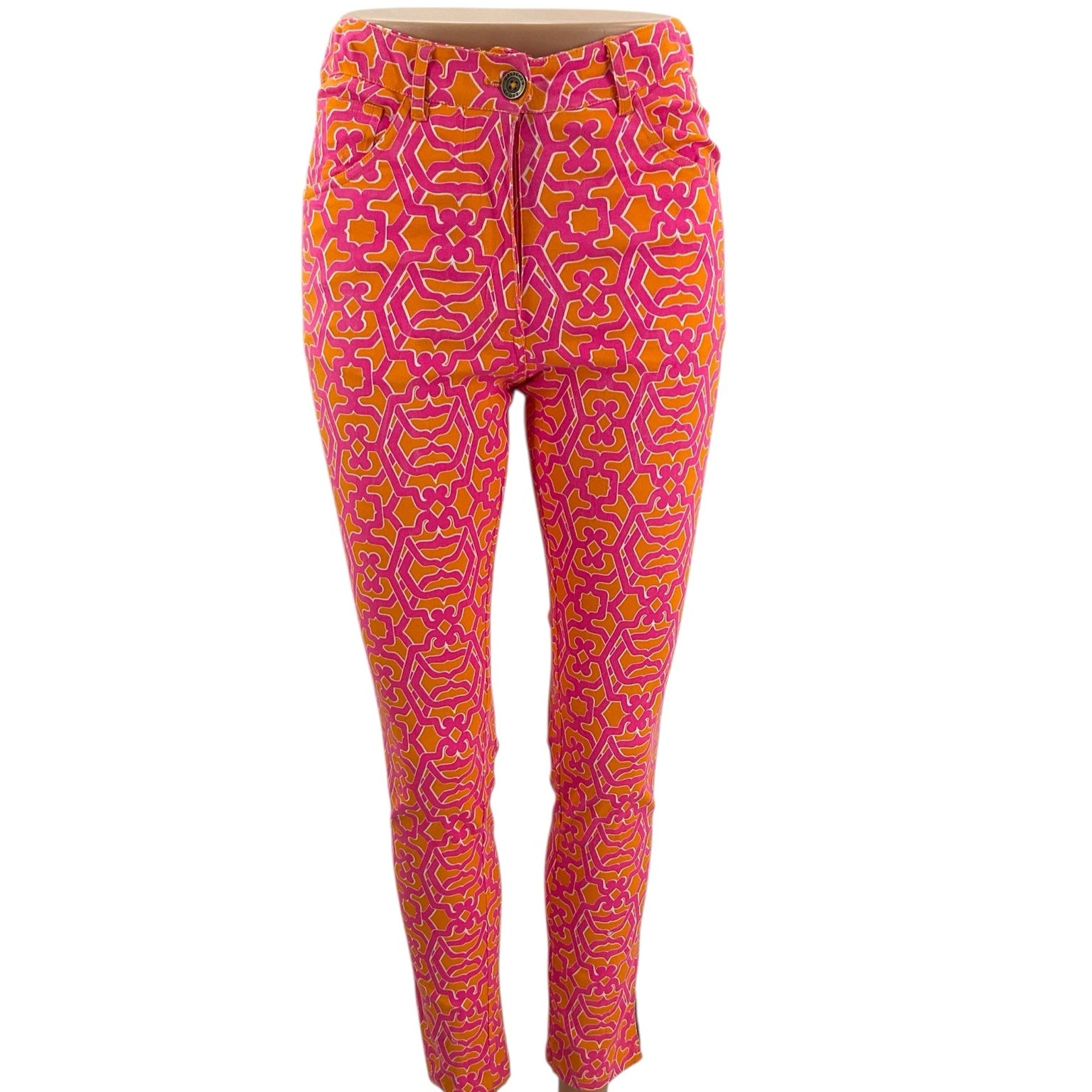 Gretchen Scott Pink/Orange Pre-Owned Ladies Pants - Size XS - Margaret’s Fine Consignment